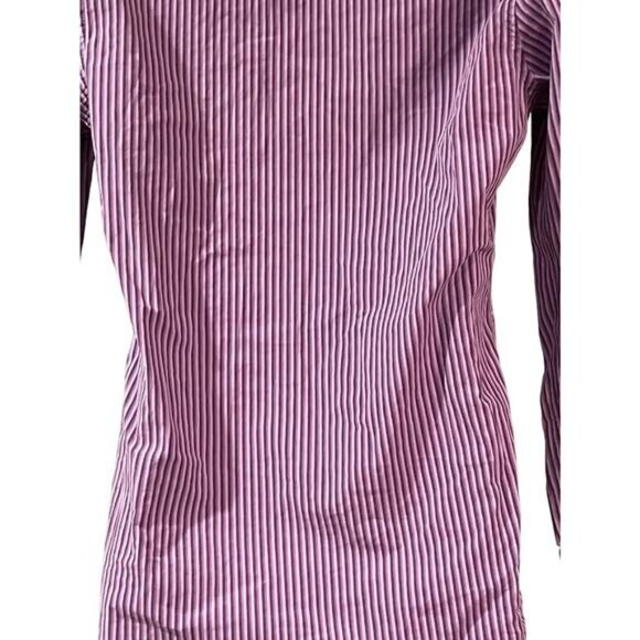 Apt.9 Mens Slim Fit Striped Long Sleeve Button-Up Shirt 14.5 32/33 - Picture 4 of 9